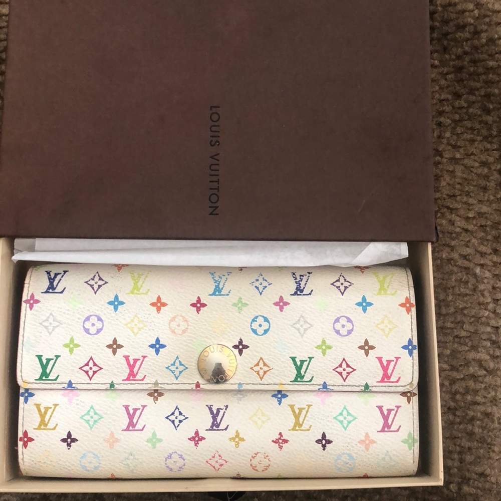 Louis Vuitton Multicolored Sarah Wallet (VINTAGE)/ BEST OFFER